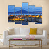 View Of the La Manga Del Mar Menor, Spain Multi Panel Canvas Wall Art Print Set