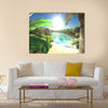 Great view on Sahara desert at sundown 3d rendering Multi Panel Canvas Wall Art