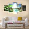 Great view on Sahara desert at sundown 3d rendering Multi Panel Canvas Wall Art