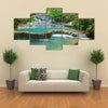 The Beauty Of The Kuang Si Waterfall, Luang Prabang, Laos Multi Panel Canvas Wall Art