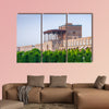 Morning time view of Ali Qapu Palace in Iran multi panel canvas wall art