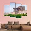 Morning time view of Ali Qapu Palace in Iran multi panel canvas wall art