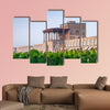 Morning time view of Ali Qapu Palace in Iran multi panel canvas wall art