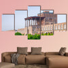 Morning time view of Ali Qapu Palace in Iran multi panel canvas wall art