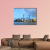 Shanghai world financial center skyscrapers multi panel canvas wall art