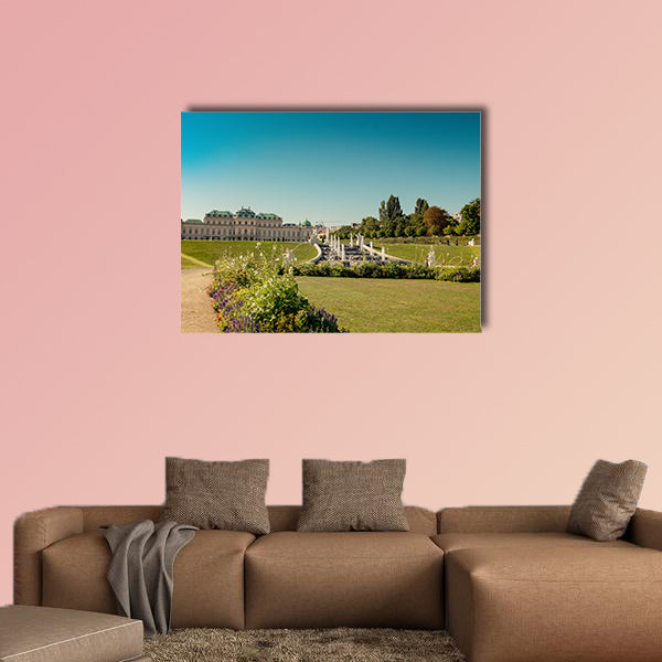 Cascades Fountain at Belvedere Garden in Vienna, Austria wall art