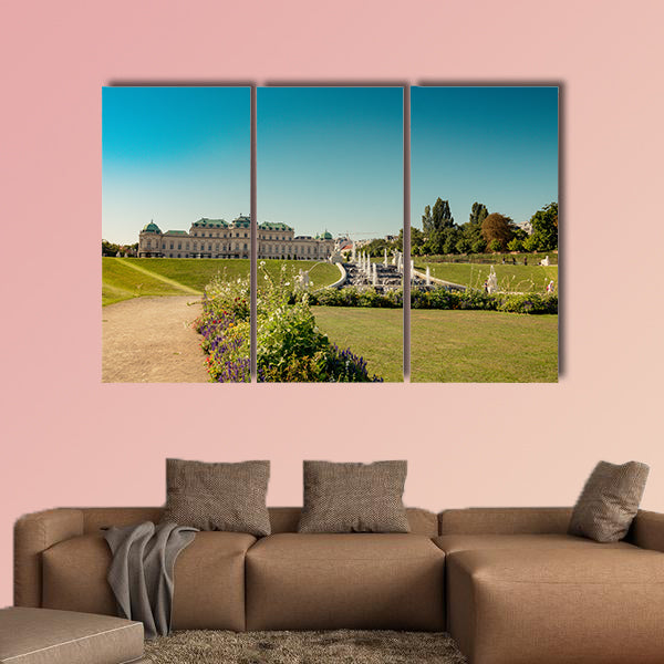 Cascades Fountain at Belvedere Garden in Vienna, Austria wall art