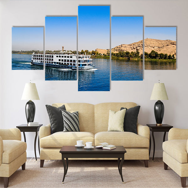 A cruise on the Nile is one of any trip to Egypt Multi panel canvas wall art