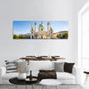 Tourists at the Baroque Karlskirche in Vienna Panoramic Canvas Wall Art