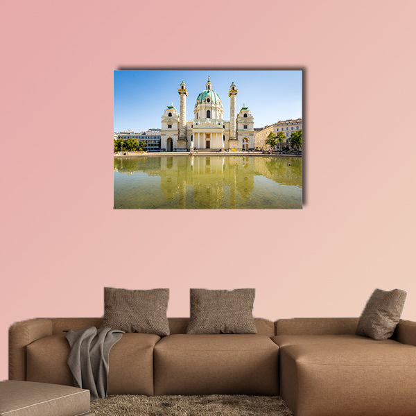 The church in Vienna multi panel canvas wall art