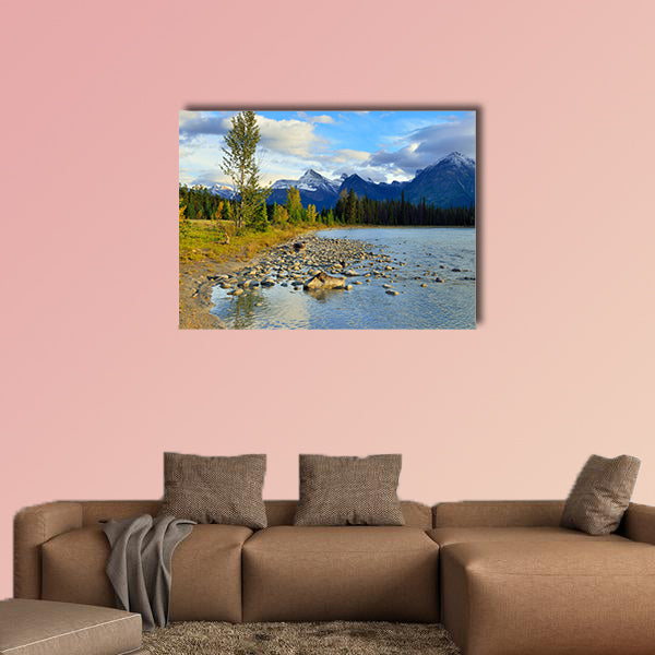 Beautiful high mountains of the Canadian Rockies wall art