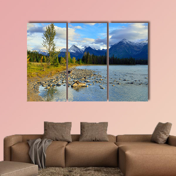 Beautiful high mountains of the Canadian Rockies wall art