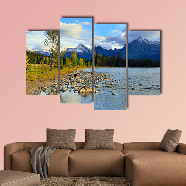 Beautiful high mountains of the Canadian Rockies wall art