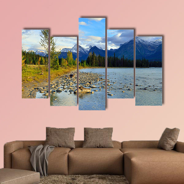 Beautiful high mountains of the Canadian Rockies wall art