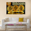 bitcoin multi panel canvas wall art