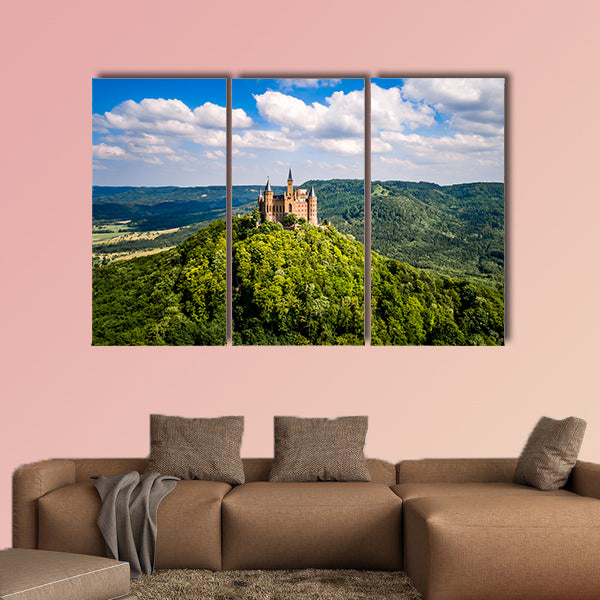 Hohenzollern Castle, Germany multi panel canvas wall art
