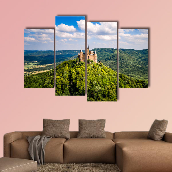 Hohenzollern Castle, Germany multi panel canvas wall art