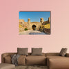 Entrance of Hisor Fortress in Tajikistan multi panel canvas wall art