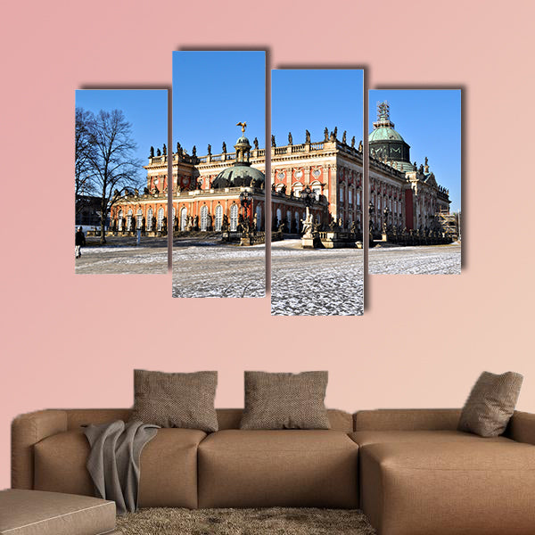 The Neues Palais or New Palace, multi panel canvas wall art