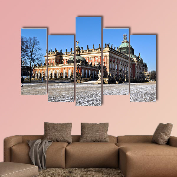 The Neues Palais or New Palace, multi panel canvas wall art