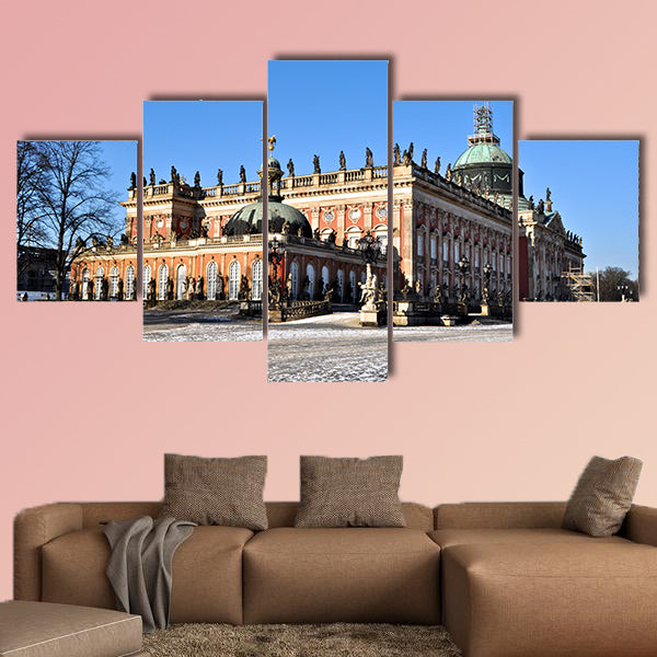 The Neues Palais or New Palace, multi panel canvas wall art