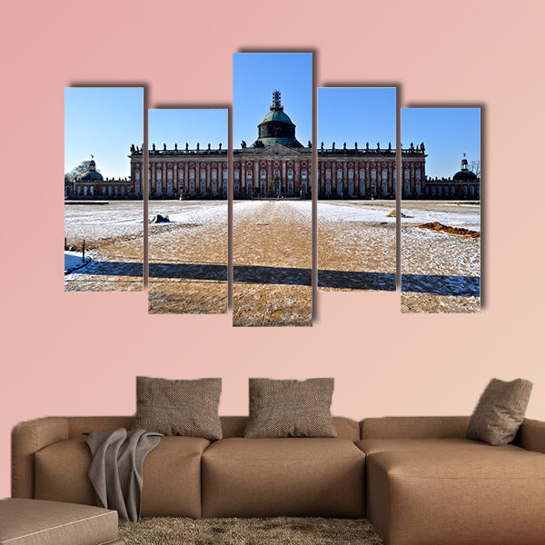 The Neues Palais or New Palace, Potsdam, Germany multi panel canvas wall art