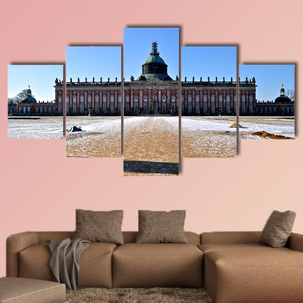 The Neues Palais or New Palace, Potsdam, Germany multi panel canvas wall art