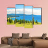 The Lake Hovsgol, north-eastern coast on a sunny summer day, Mongolia multi panel canvas wall art