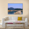 Zaovine lake on Tara mountain landscape Multi panel canvas wall art