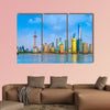 Architectural scenery of Lujiazui, Shanghai multi panel canvas wall art