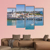 Seaside cityscape of Cascais in summer day, Portugal multi panel canvas wall art