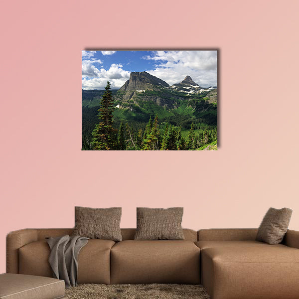 Going to the Sun Road, View of Landscape, snow fields In wall art