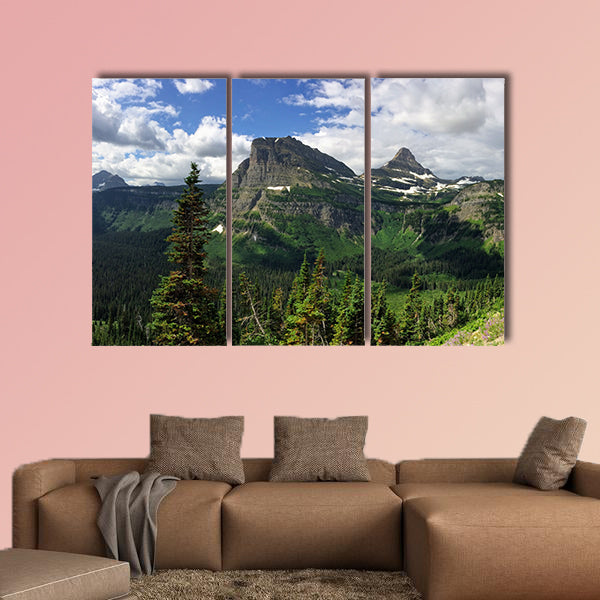Going to the Sun Road, View of Landscape, snow fields In wall art