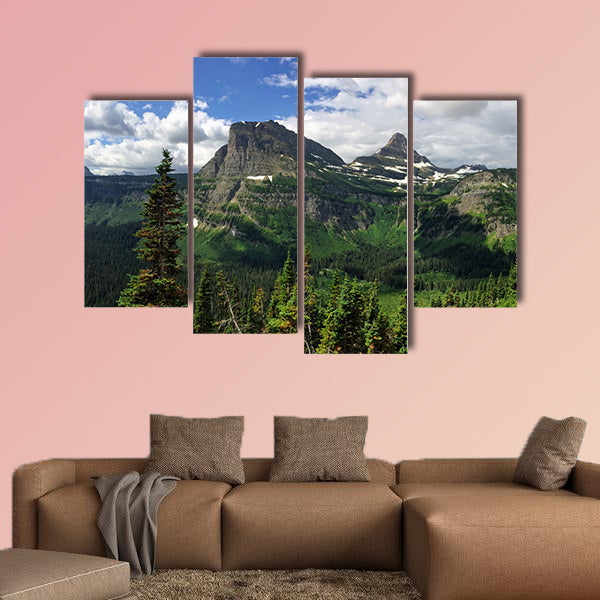 Going to the Sun Road, View of Landscape, snow fields In wall art