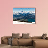 View of the mountains Eiger Moench and Jungfrau multi panel canvas wall art