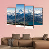 View of the mountains Eiger Moench and Jungfrau multi panel canvas wall art