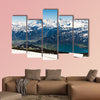 View of the mountains Eiger Moench and Jungfrau multi panel canvas wall art