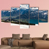 View of the mountains Eiger Moench and Jungfrau multi panel canvas wall art