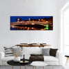 Ha'penny bridge over Liffey river in Dublin, Ireland panoramic canvas wall art