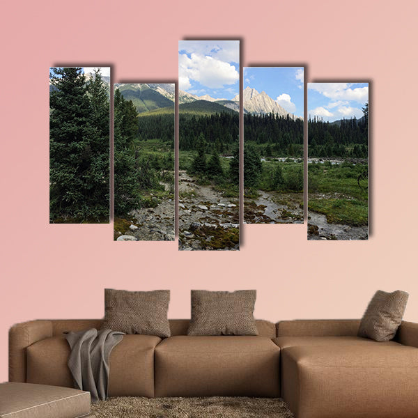Views around the Ink Pots in Johnston Canyon, Banff National Park wall art
