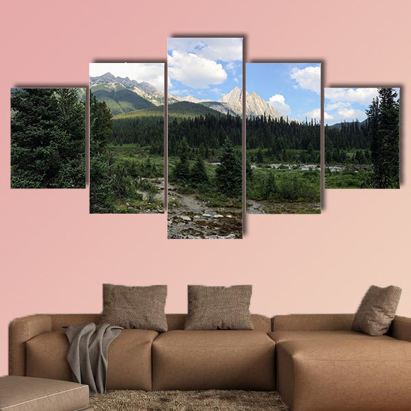 Views around the Ink Pots in Johnston Canyon, Banff National Park wall art