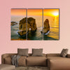  In Beirut, Lebanon, Sun and Stones are reflected in water multi panel canvas wall art