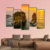  In Beirut, Lebanon, Sun and Stones are reflected in water multi panel canvas wall art