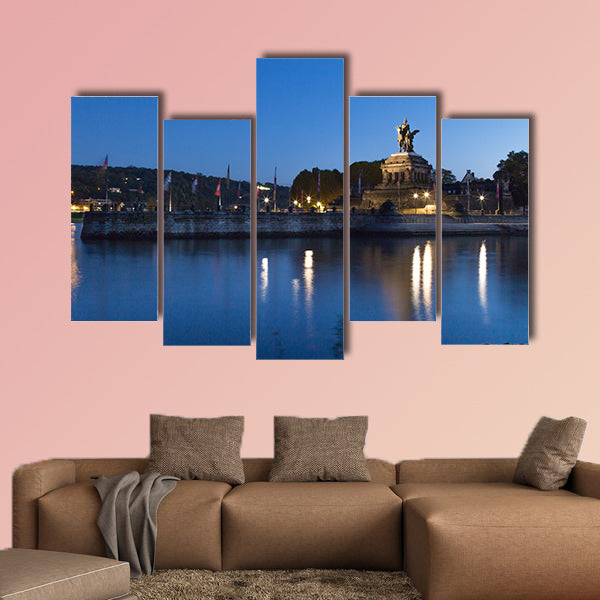Deutsches Eck in Koblenz Rhineland-Palatinate Germany wall art