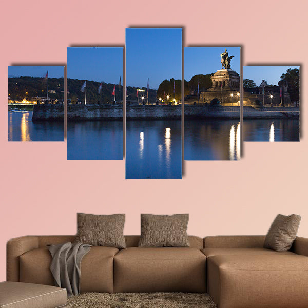 Deutsches Eck in Koblenz Rhineland-Palatinate Germany wall art