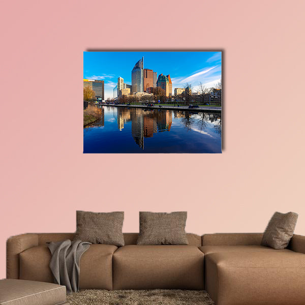 The Hague, Den Haag, city center skyline, Netherlands wall art