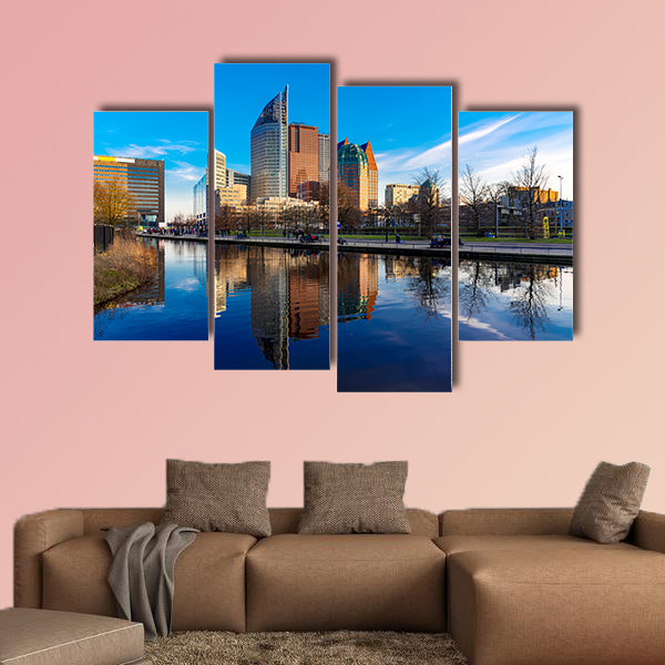 The Hague, Den Haag, city center skyline, Netherlands wall art
