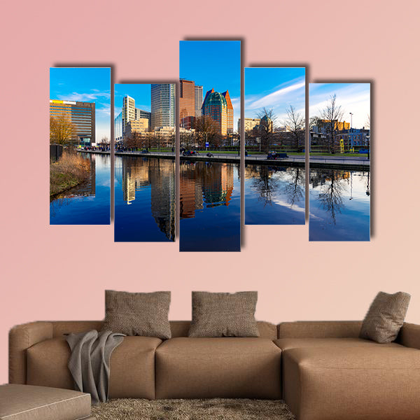 The Hague, Den Haag, city center skyline, Netherlands wall art