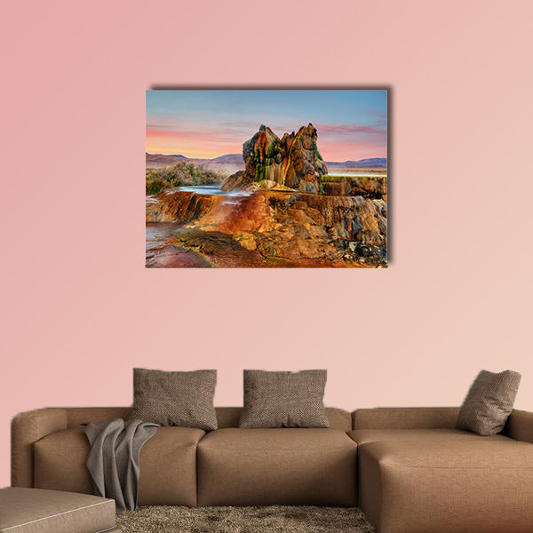  Fly Gyser Nevada multi panel canvas wall art