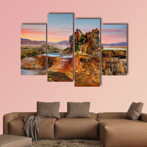  Fly Gyser Nevada multi panel canvas wall art